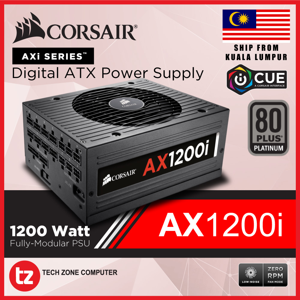 CORSAIR AX1200i Digital ATX Power Supply - 1200W 80 Plus