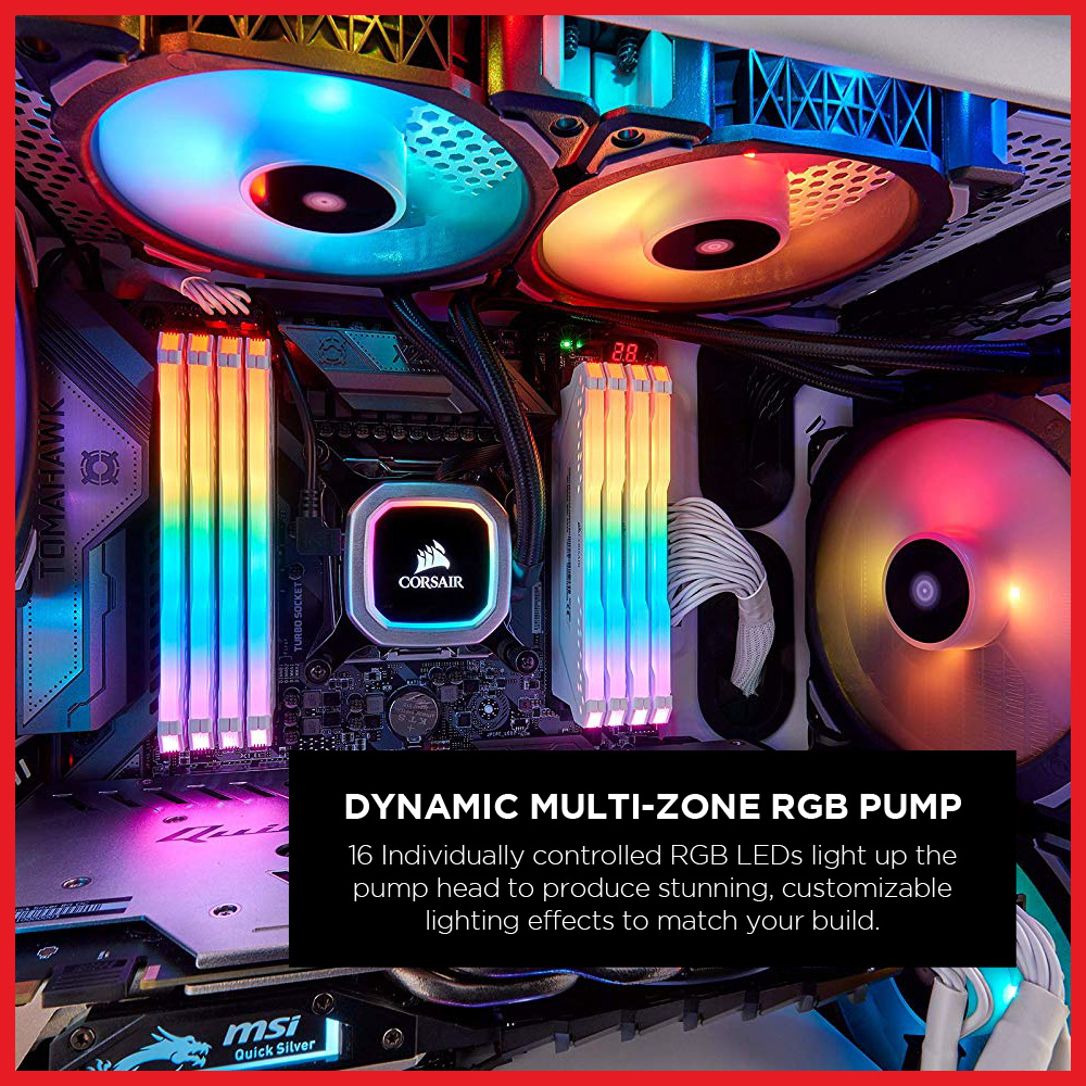 CORSAIR Hydro Series H115i RGB (PLATINUM) 280mm Liquid CPU Cooler (CW