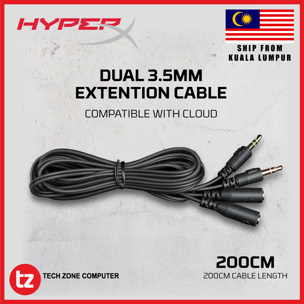 Kingston HyperX Dual 3.5mm Extension Cable ( HXSHSEC1 )