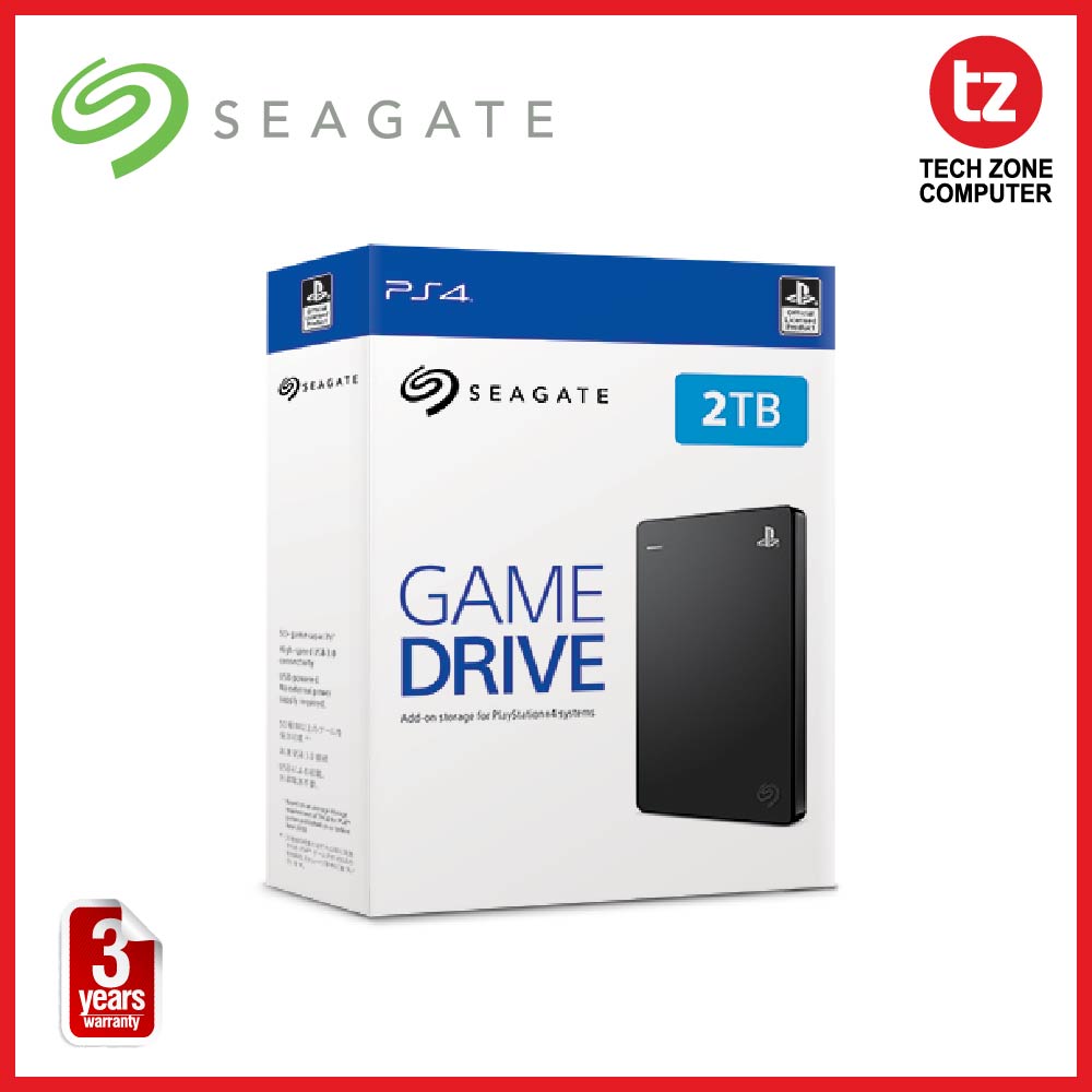 Seagate ストレージ PS4向け 2TB STGD2000300 Seagate 2TB PS4 Game Drive - Portable USB 3.0 HDD